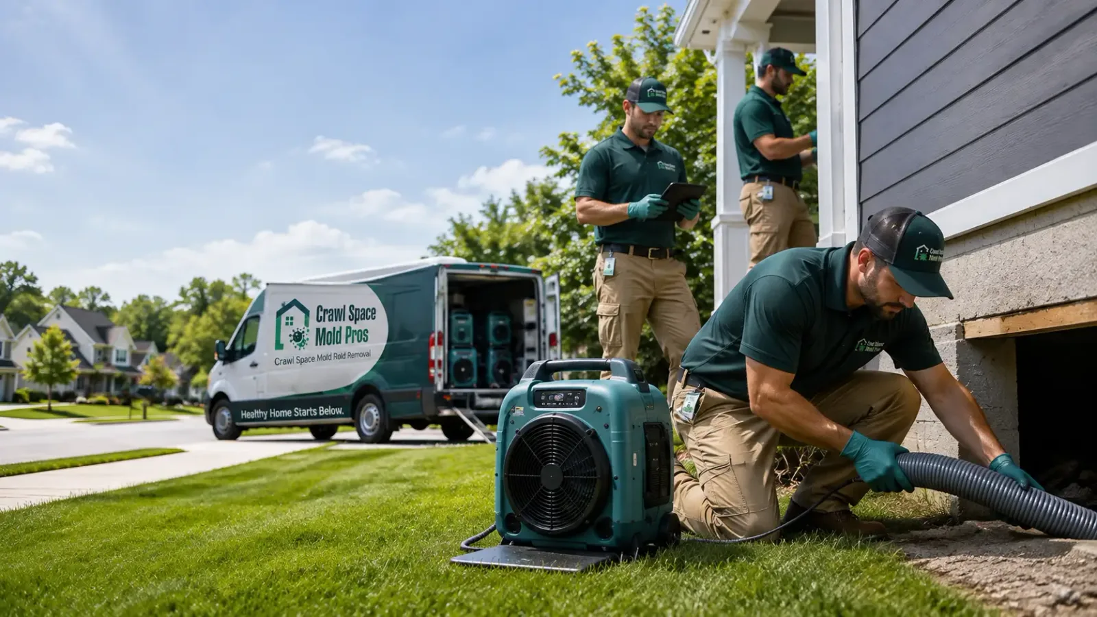 Crawl Space Mold Removal in Roy, WA